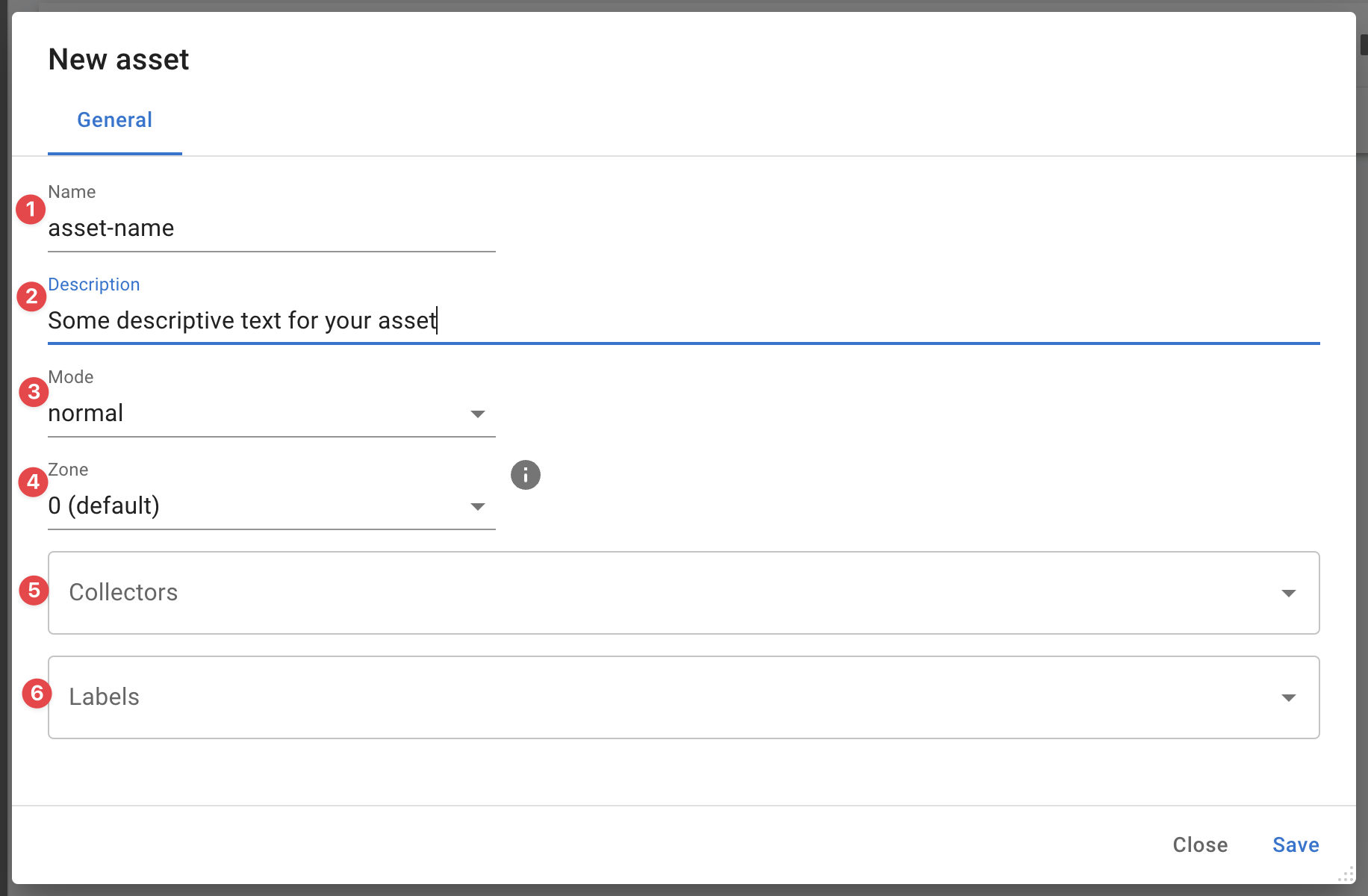 InfraSonar add asset details