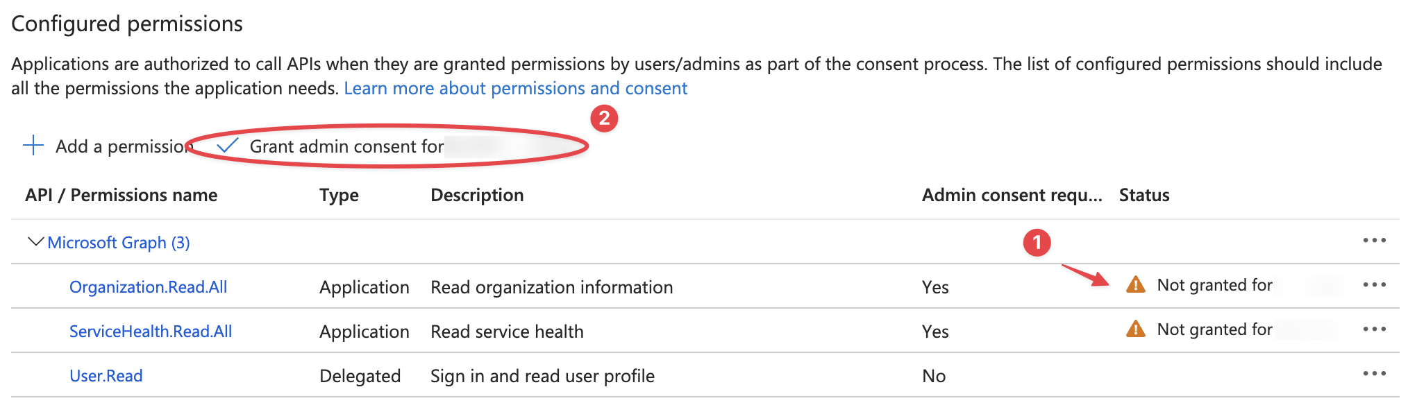 Microsoft 365 API permissions